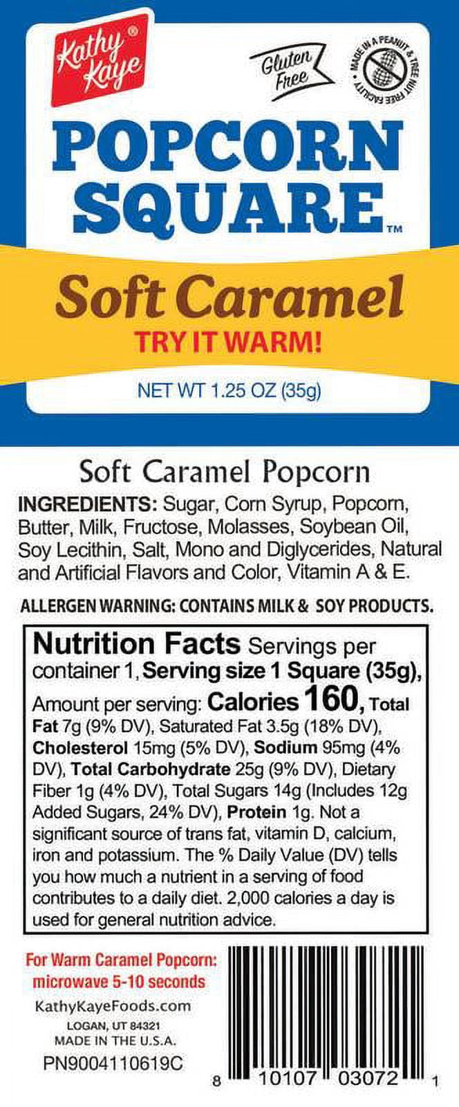 (10 pack) Kathy Kaye Caramel Popcorn Square, 8 Ct (1.25 Oz. Squares)