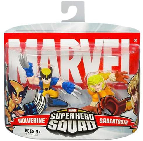 Marvel Super Hero Squad SABRETOOTH LOOSE Toys Action Figures 