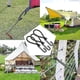 thumbnail image 4 of Bungee Cords With Hooks,elastic Bungee Rope With Hooks Metal Shock Cord Hooks For Outdoor Tying Down Tarpaulins, Motorcycle Transport Locking6 Pieces, 4 of 5