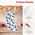 thumbnail image 4 of Sikiie Navy Blue Anchors Christmas Stockings,18 Inches Christmas Stockings Xmas Hanging Stockings for Family Christmas Decorations & Gifts, 4 of 7