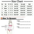 thumbnail image 2 of Efsteb Women Two Piece Bathing Suit V Neck Pleated 2 Piece Bikini Set Solid Color Split Swimsuit Swimwear (Red,XXL), 2 of 2