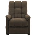 thumbnail image 2 of vidaXL Electric Massage Chair Brown Fabric, 2 of 10