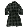 thumbnail image 4 of Grey Buffalo Check Lazy One Ultra-Cozy Plaid Bathrobes for Men (L/xl), 4 of 7