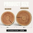 thumbnail image 3 of Decorative Round Throw Pillow, 3D Digital Print Comfortable Kids Funny Cute Wood Log Pillow Circle Seating Floor Cushion for Home, Couch, Sofa, Bedroom, Living Room, Stump, 16 x 2.75 Inch, 3 of 8