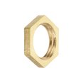 thumbnail image 4 of Écrou de Verrouillage Hexagonal pour Raccord de Tuyau G1/4, Écrou de Verrouillage Femelle, Fixation Filetée, Écrou Mince pour Plomberie, Laiton, 4 Pcs, 4 of 5