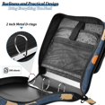 thumbnail image 4 of FORMRS Zipper Binder with Shoulder Strap 2-inch Ring 500 Sheet Capacity File Bag, Blue Capybaras, 4 of 5