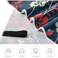 thumbnail image 3 of Dreamtimes Red Flower Beach Towel Quick Dry Absorbent Bath Towels Sandproof Lightweight Towel for Gym Yoga Sports Swimming 31x71in, 3 of 7