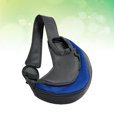 FRCOLOR Hemoton Pet Carriers 1 Set Polyester Cross Body Bag for Pets Single Shoulder Bag Size L Dark Blue
