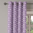 thumbnail image 2 of Ambesonne Purple Grommet Curtain, Wedding Inspired Heart, 50" x 108", Lavender and Purple, 2 of 6