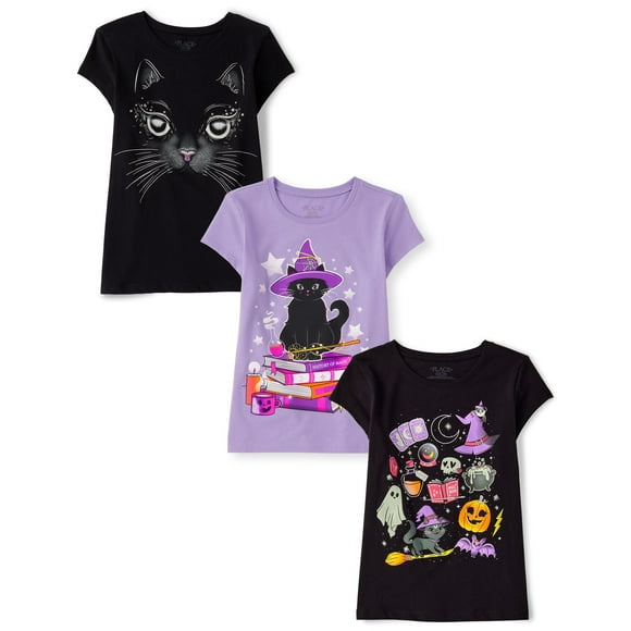 Camiseta The Children's Place Girls All Holidays, paquete de 3