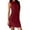 Red, variant on Women's Casual Tennis Dress Sleeveless Open Back Athletic Dress with Built In Shorts and Pockets for Comfortable Sporty Style Womens Casual Trendy Midi Dresses