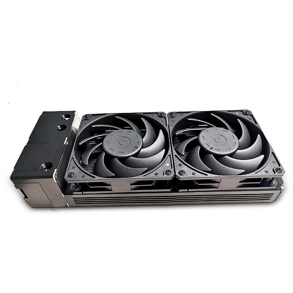 Drrntien CPU Cooler Silent PWM Fan Radiator Cooling FanLow Profile Cooler Big Airflow Fan