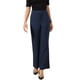 thumbnail image 1 of Pantalones de pierna ancha INSPIRE CHIC para mujer, pantalones de traje rectos de cintura alta para trabajo casual, talla S, azul oscuro, 1 of 6
