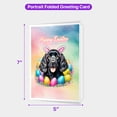 thumbnail image 5 of Happy Easter Cocker Spaniel with Bunny Ear Headband and Flowers 5x7in Folded Greeting Card Cockers Dog Lover Gifts Single Note Card with Envelope - 13001, 5 of 5