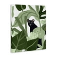 thumbnail image 4 of Stupell Industries Panther Peeking from Leaves Plants & Flowers Painting Wrapped Canvas Art Print Wall Art, 36 x 48, 4 of 8