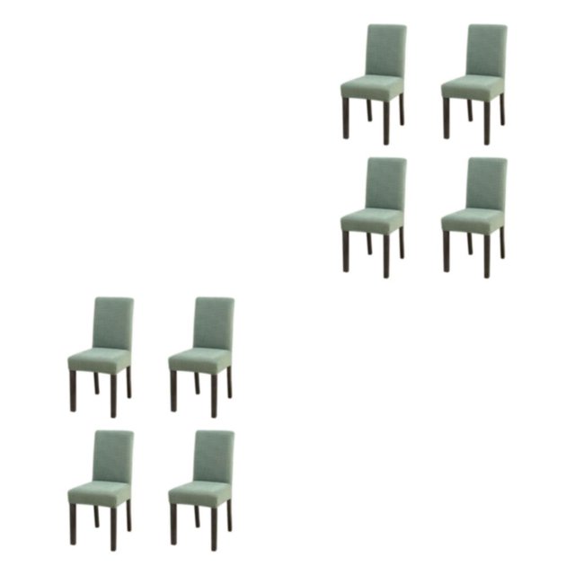 Wweixi 4pack/lot Stylish Chair Covers For Dining - Transform Dining Room With Ease Durable Cover For Dining Pine green 2Set