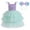 B, variant on Little Girls Mermaid Costume Princess Birthday Outfit Dressed Up, 2-7Y