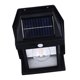 thumbnail image 3 of Outdoor Solar Tungsten Wall Light 1800mAh Waterproof Motion Sensing Exterior Wall Mount Lighting for Yard Wall Decor Black, 3 of 5