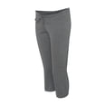 thumbnail image 2 of Capri Women's Deep Heather Cotton/Polyester Scrunch Pants, 2 of 3
