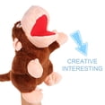 thumbnail image 4 of Marioneta de mano de mono de dibujos animados Marioneta de mano de animal de peluche flexible Marioneta de narración interactiva, 4 of 6