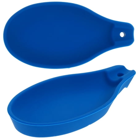

2Pcs Silicone Spoon Storage Pads Spoon Holders Stands Kitchen Supplies