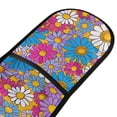 thumbnail image 2 of Dailycode Double Sided Oven Mitt with Loop Heat Resistant Kitchen Long Potholders 7" x 35" Colorful Daisy, 2 of 6