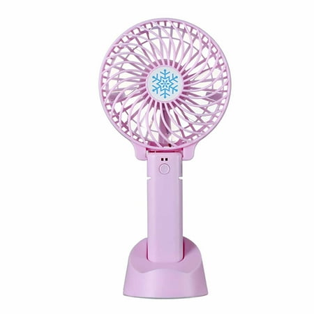 

DJKDJL Mini Handheld Fan Personal Portable Desk Stroller Table Fan Electric Fan - Pink