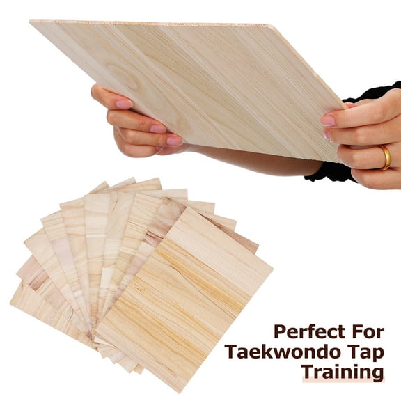 Taekwondo Breaking Boards (10-Pack) - Professional Training Practice Boards for Martial Arts, 1/2-Inch Thick