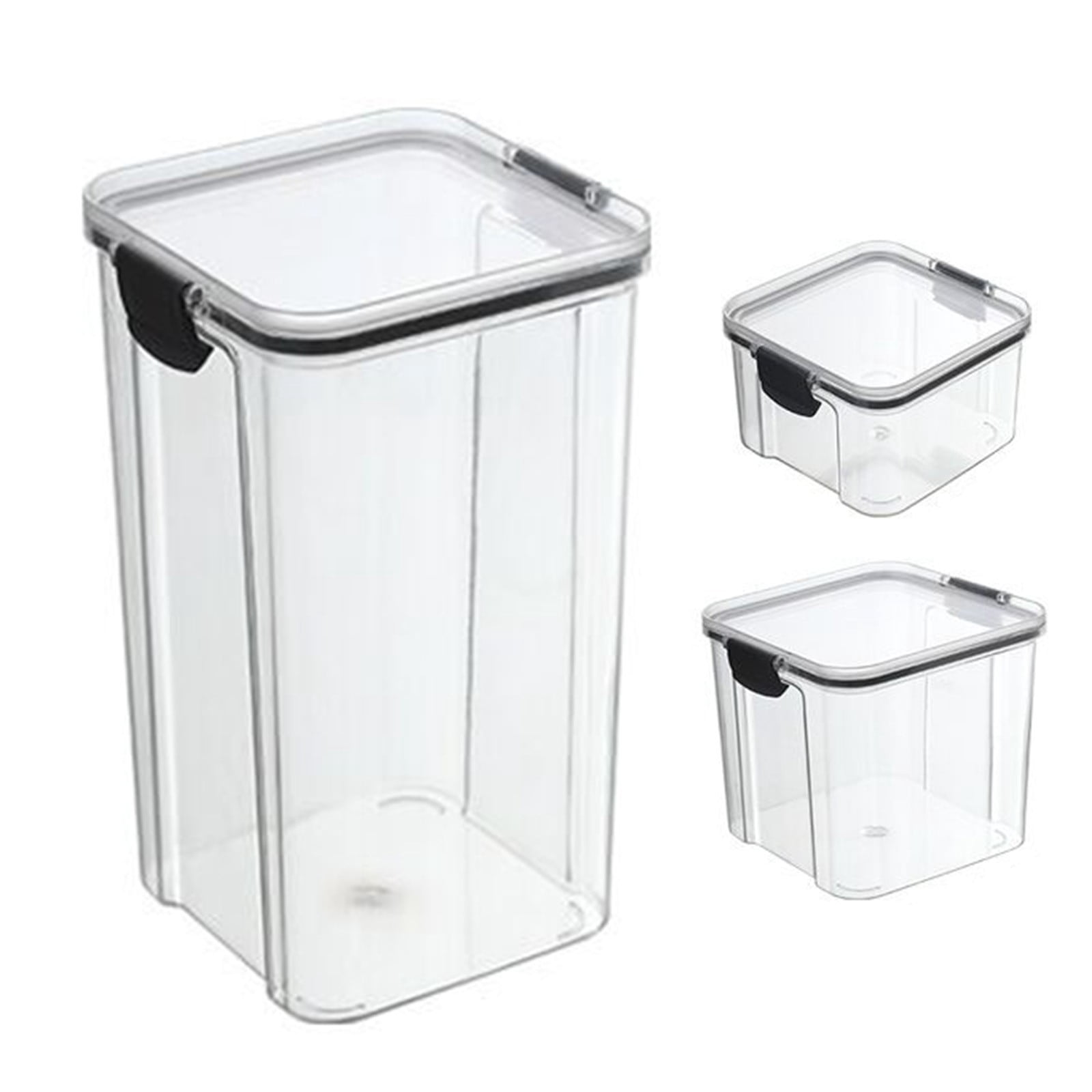 MOPOOR Extra Large Bulk Food Storage Containers with Airtight Lids for Flour, Sugar, Rice, Cereal & Pasta - Leakproof, BPA-Free Plastic Canisters for Kitchen & Pantry Organization