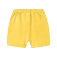thumbnail image 6 of 3-Pack Girls' Casual Shorts Elastic Waist Cotton Play Short Pants with Cute Bow Detail Stretchy Comfortable Summer Lounge Activewear Multipack Toddler Bottoms, 6 of 8