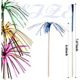 thumbnail image 2 of Adornos para cupcakes y más, 150 unidades, 7,87 pulgadas, con forma de fuegos artificiales de colores, 2 of 7