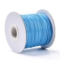 thumbnail image 2 of 1roll Korean Waxed Polyester Cord Deep Sky Blue 1mm about 85yards roll, 2 of 5