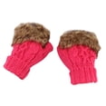 thumbnail image 2 of Gants d'Hiver Chauds pour Femmes Demi-Doigts Gants Tricotés Sans Doigts, 2 of 4