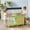 Mud Kitchen 36*15*36 - Light Green & Grey+6, variant on LIANGKA Outdoor Octagon Wooden Sandbox Multifunctional Kids Play Sandpit with Cover Liner and Storage Design