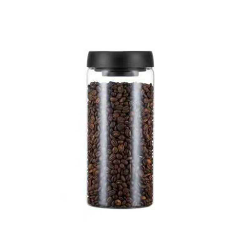 Yesbay Airtight Box Good Sealing High Capacity Moisture Proof Transparent  Visible Spices Dry Fruit Tea Jar Storage Container for Home 