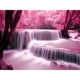 thumbnail image 1 of ZSH1163 Serie Paisaje Cascada Rosa Resina 40x30CM, 1 of 9
