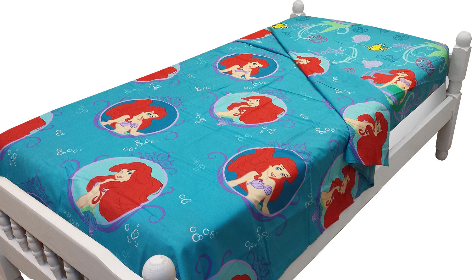 2pc Disney Little Mermaid Twin Sheet Set Ariel Princess of the Waves ... 2pc Disney Little Mermaid Twin Sheet Set Ariel Princess of the Waves ...
