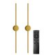 thumbnail image 1 of Pared Metal Minimalista Larga Dimmable 1/2pcs Toque/control Remoto 350 Grados Rotación USB Recargable para Sala Estar, 1 of 9