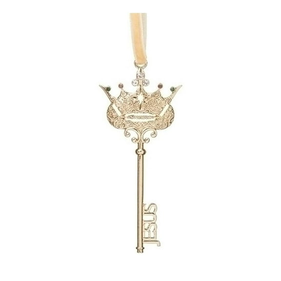 Roman Holiday Traditions Jesus Key Hanging Ornament, 4.25-inch Height, Christmas Decoration