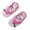 d-25Hot Pink9, variant on MEZZALL Child Toddler Eva Elastic Beach Shoes Girls Shoes Strap & Flops Boys Flip Kids Sandals With Adjustable Summer Girls Stylish Adorable Casual Princess Solid Color Footwear