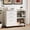 Classic White, variant on ROVSUN 2 Drawer File Cabinet with Lock, Rolling Wood Filing Cabinet for Letter Files and Printer Stand, Rustic Brown