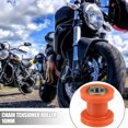 thumbnail image 2 of Unique Bargains 2 Pcs 10mm Drive Chain Pulley Chain Adjustment Tensioner Rubber Wheel Guide for Motorcycle ATVs Orange, 2 of 7