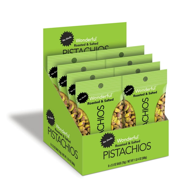 Paramount Farms Wonderful Pistachios, Dry Roasted and Salted
