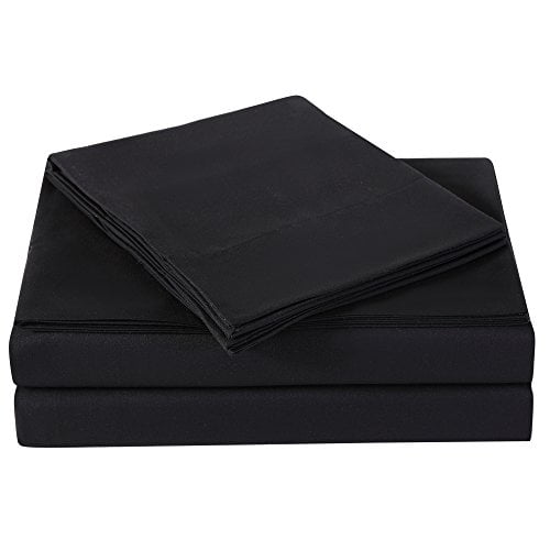 Black twin sheets walmart sales