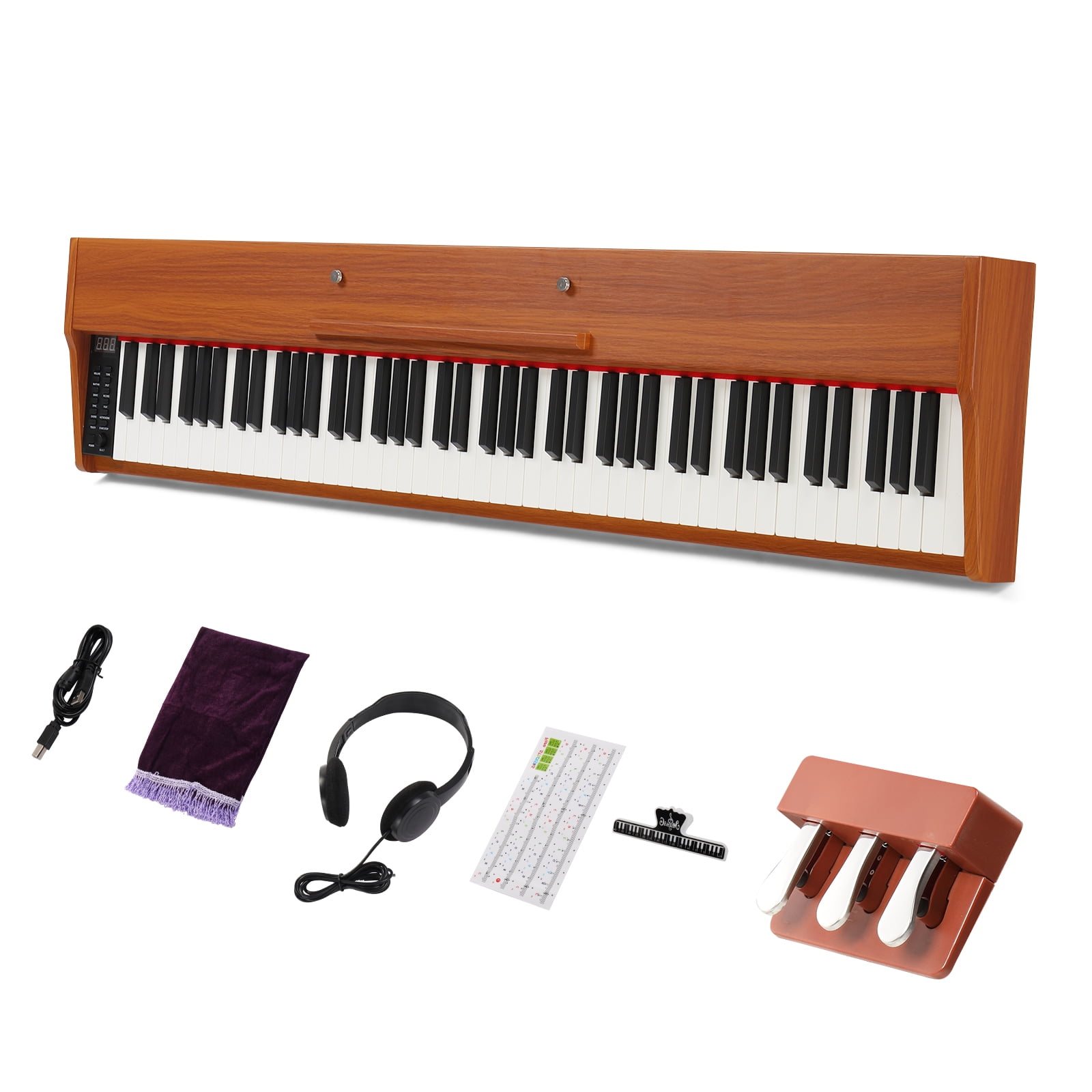 Amazon.com: Digital Piano 88 Key Full Size Semi Weighted