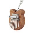 thumbnail image 1 of 8 Teclas Mini Oso Forma Dedo Piano Portátil Dedo Pulgar Piano Regalo Para Niños Adultos Principiantes Profesional Moyic OD012576-00, 1 of 6