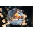 thumbnail image 2 of Thomas Kinkade Studios (Christmas Chapel) StarFire Prints™ Hanging Glass Print SPCIR765, 2 of 7