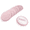Pink, variant on 10-piece facial powder puff pad set with ribbons, suitable for powder and foundation. The size is 2.35 inches (approximately 6.0 centimeters).pink