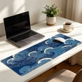 thumbnail image 6 of Brecoy Ukiyo-e Extended Large Gaming Mouse Pad, 31.5" x 11.8" Desk Mat with Stitched Edges, Waterproof Non-Slip Rubber Base, Desk Protection for Home Office & Gaming, 6 of 7