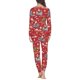 thumbnail image 4 of Conjunto de pijama de dos piezas para mujer, ropa de dormir cómoda e informal, jersey de manga larga con estampado a pedido, ideal para Navidad y otoño, 4 of 4